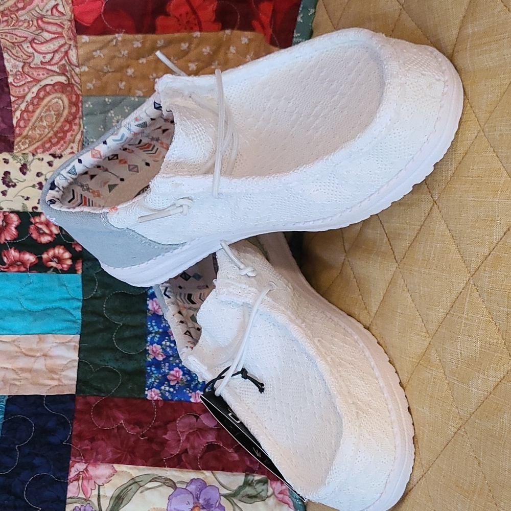 Hey dude Boho White Crochet